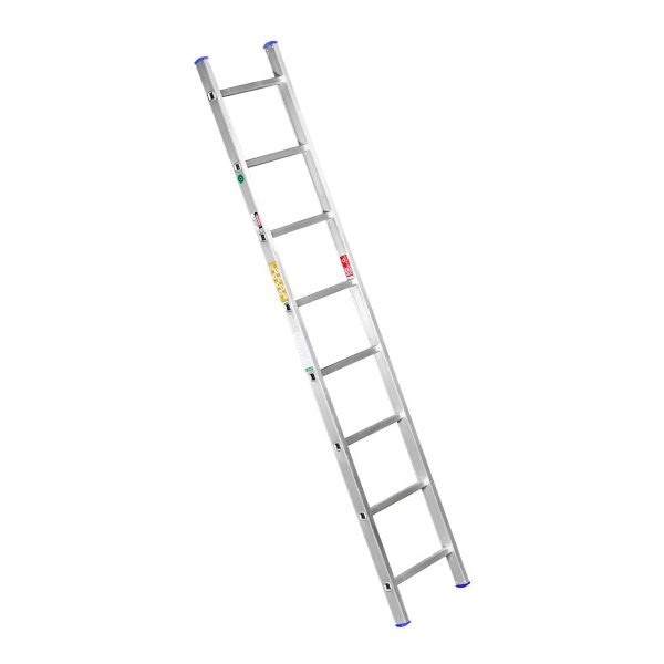 Mundo - 2.4m Lean To Ladder - Aluminium - SANS Approved