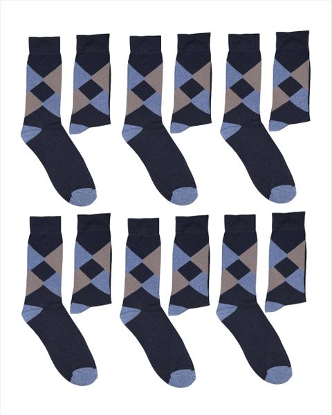 SAP Men's Fashionable Socks 009 Pack Of 6