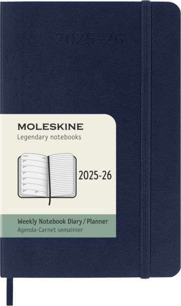 2026 18m Sapphire Blue Pocket Weekly Soft