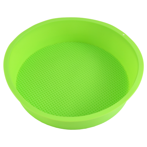 Silicone Mould Bakeware 26cm/10inch Round Cake Form Baking Pan Blue and gre