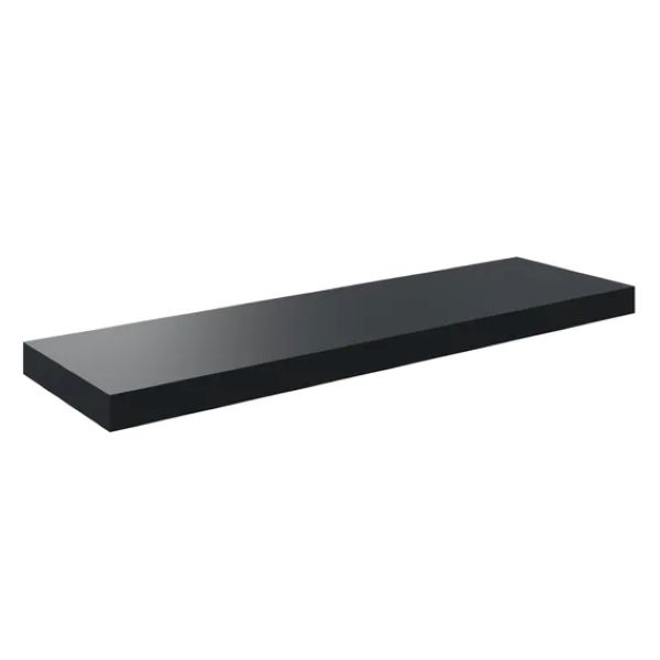 Floating Shelf Black 80x23cm