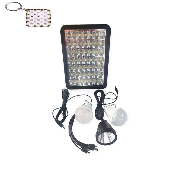 Solar Powered Emergency Lamp LED 200W+Key Holder