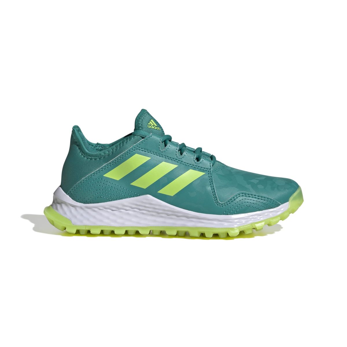 adidas Kids' Youngstar Field Hockey Shoes - Pure Teal/Lucid Lemon/Black