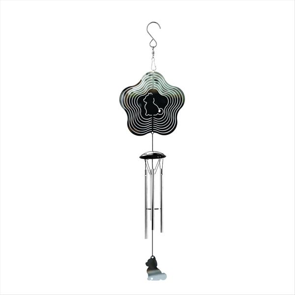 Wind Chimes For Outside Chimes With 3D Wind Spinner The Cat