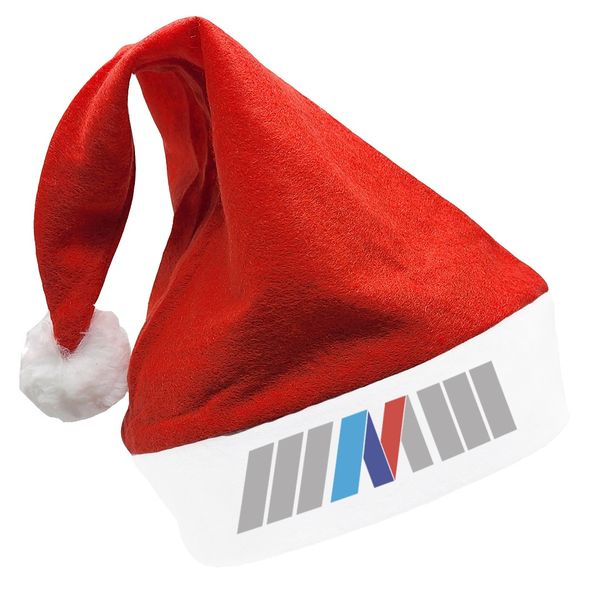 Bufftee BMW Christmas Hat - Classic Santa Hat M3 Xmas Party Hat