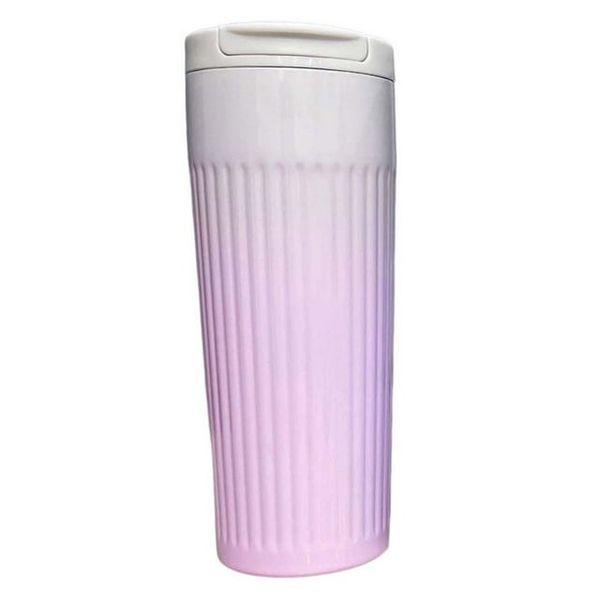 Stainless Steel Striped Coffee Cup
