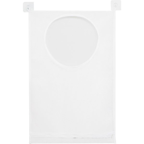 Hanging Laundry Hamper Bag, 30x20" Foldable Wall Mount with 2 Hooks