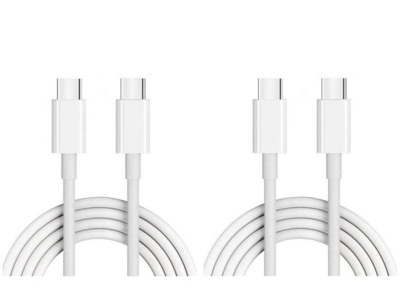 Type-C to Type-C Charging Cable Compatible With Samsung &amp; Huawei - Pack of 2