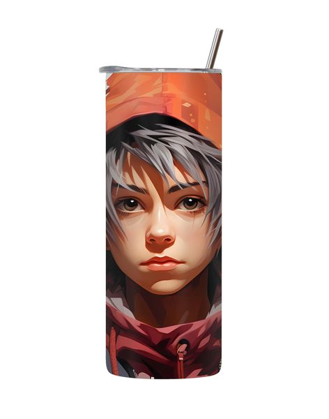 Attitude 20 Oz Tumbler with Lid Straw Trendy Gaming Graphic Gamers Gift 168