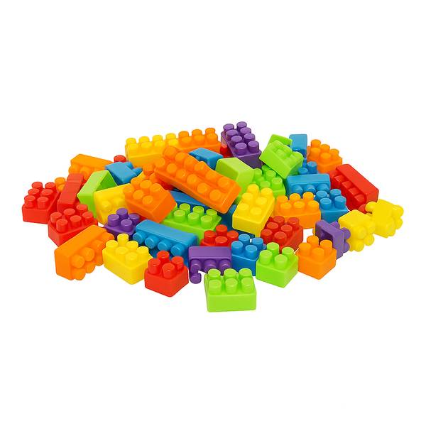 100-Piece DIY Building Block Set - Interactive Educational Toy for Kids