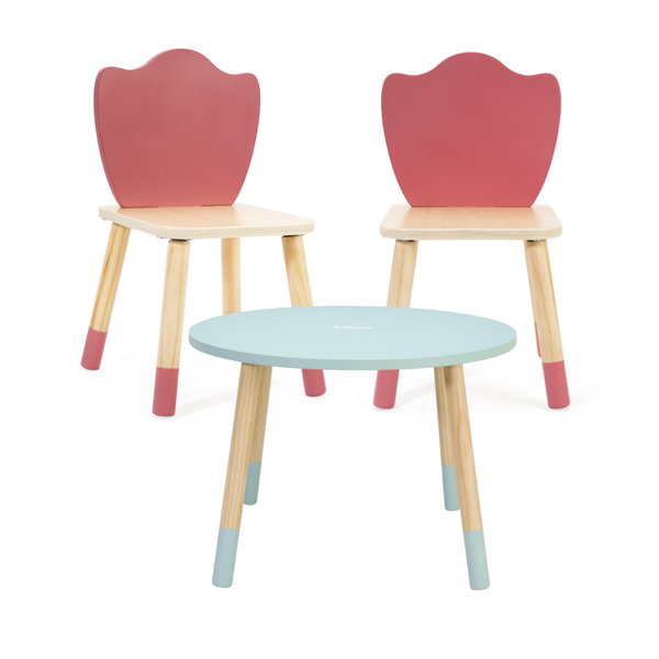 Classic World Grace Kids Table &amp; Chair Set - 2 Tulip Chairs