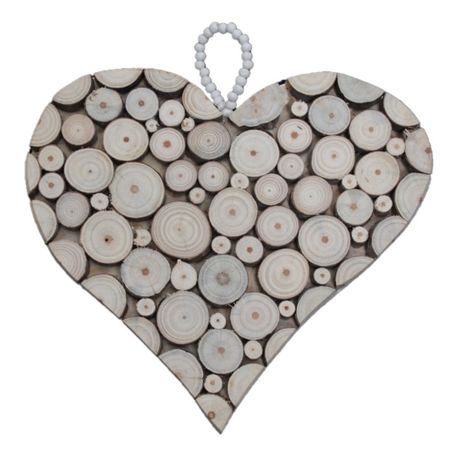 Wooden Heart Wall Hanging Large In South Africa Takealot Com - Heart Wall Decor Wood
