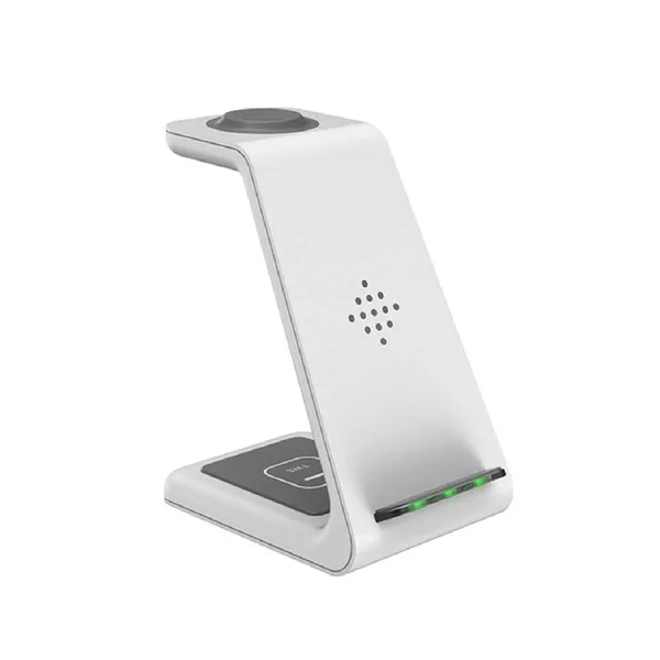 TinoTech 10W 3 in 1 Wireless Charger Dock Stand For Samsung - Black