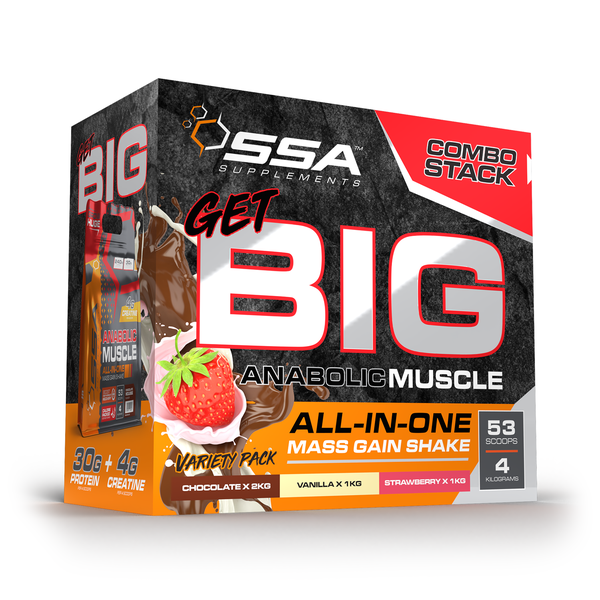 SSA Get Big Anabolic Muscle Stack Variety pack