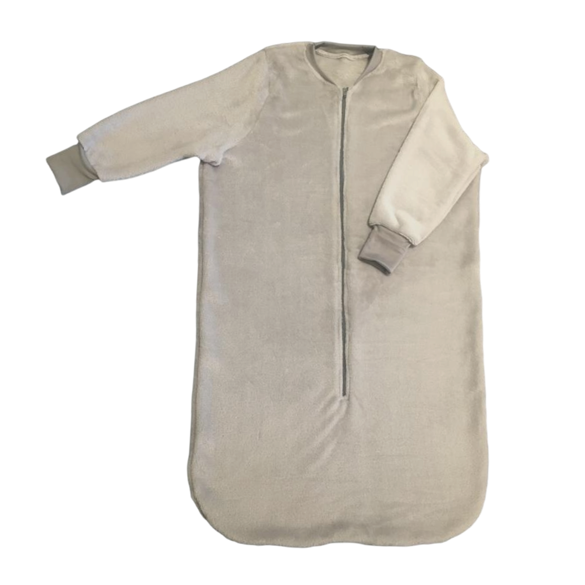 Mongolian Fleece Baby Sleeping Bag with Fold Over Mittens Grey Shop