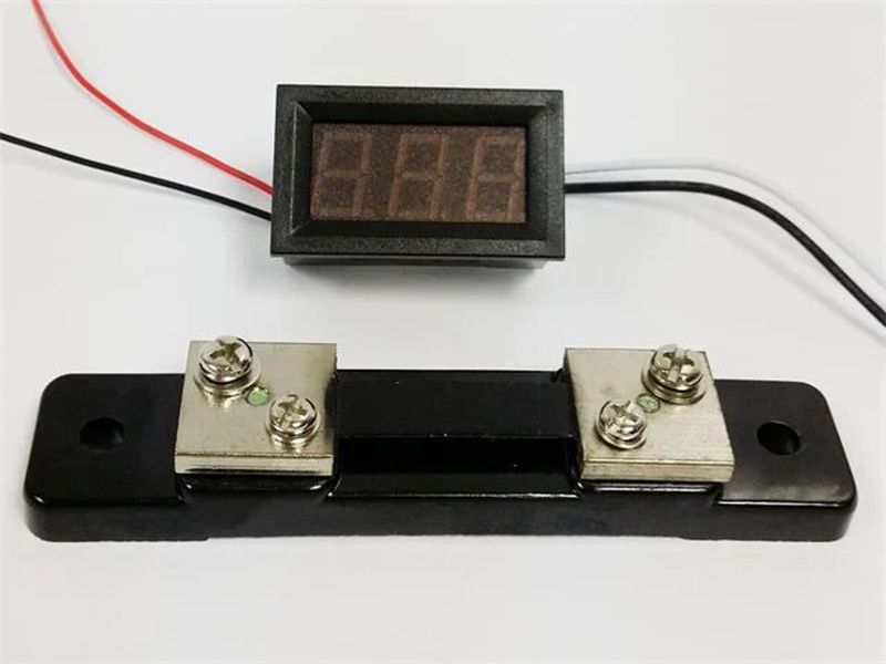 DPM/BDD Digital Amp Meter 100a Red