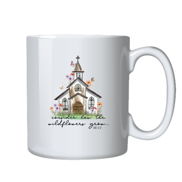 Wildflowers Grow Birthday Christmas Gift Mug Cup 506