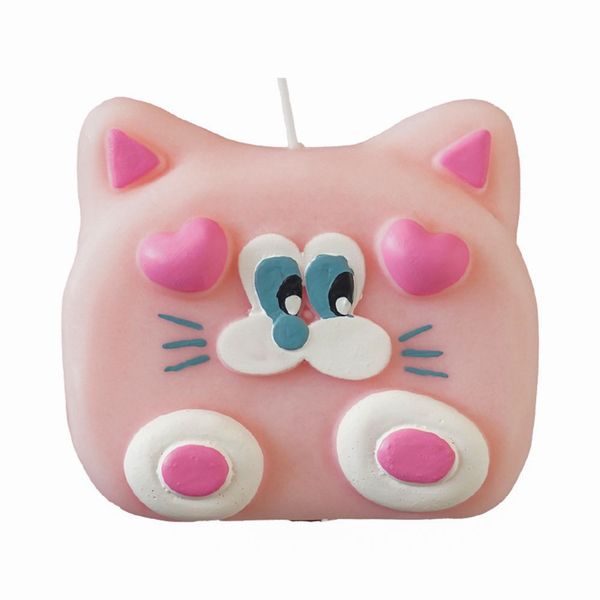 Creative Cartoon Cat-shaped Heart-shaped Scented Candle