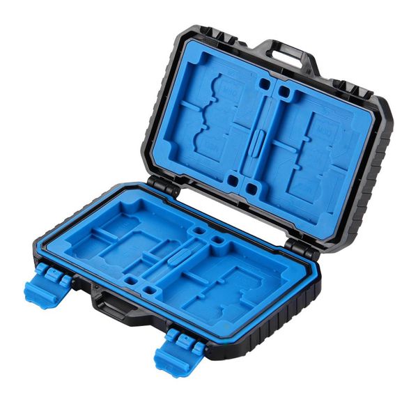 PULUZ 27 in 1 Memory Card Waterproof Case Holder for CF SD TF SIM Cards