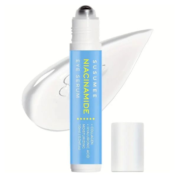Niacinamide Eye Roller Serum with Collagen &amp; Hyaluronic Acid - 10ml
