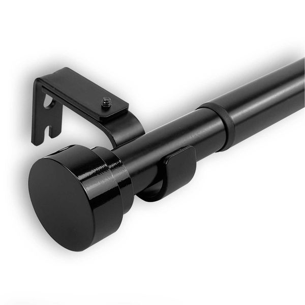 Chenshia Adjustable Modern Heavy Duty Steel Curtain Rods-2.5cm Diameter