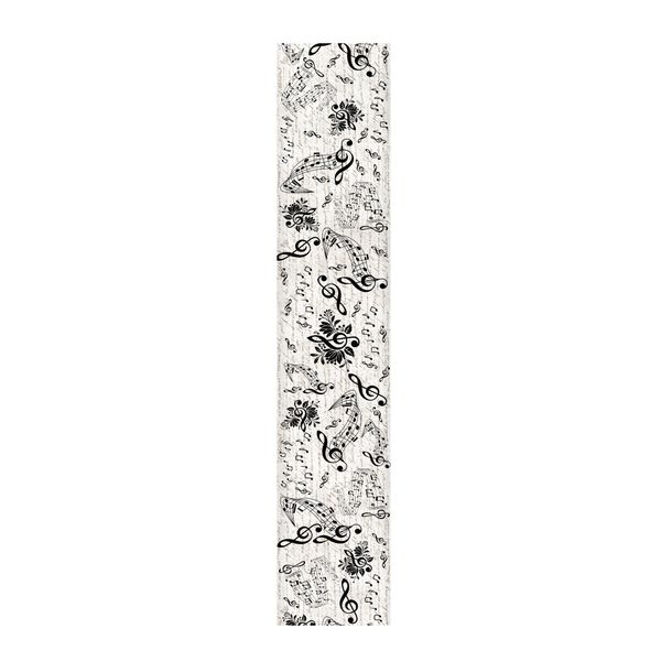 Vintage Music Notes Table Runner