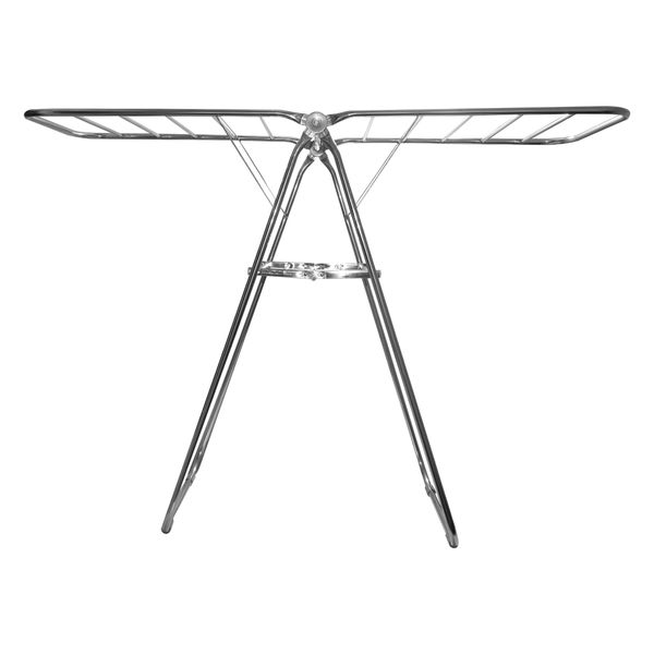 Clothes Drying Rack 2 Layer Foldable Stainless Steel, 1500x585mm