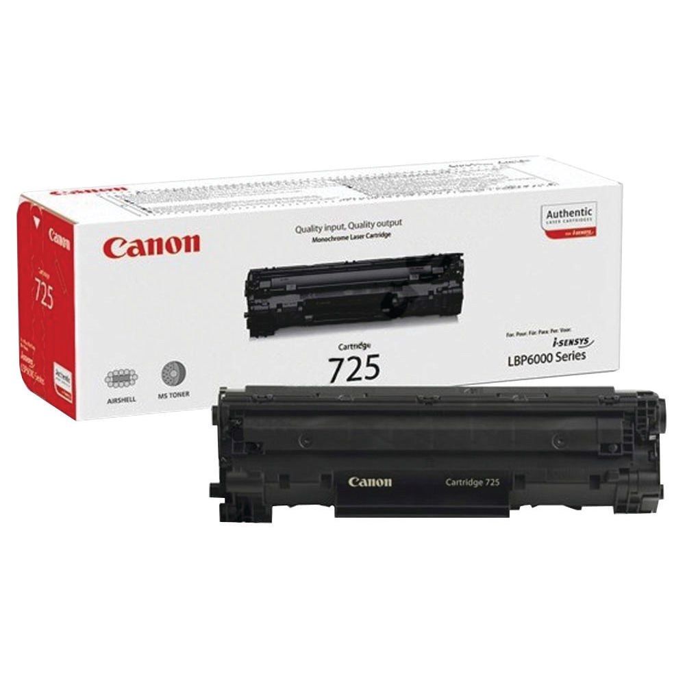 canon 725 бледная печать