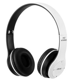 P47 Wireless Bluetooth Headphones White | Shop Today. Get it Tomorrow ...