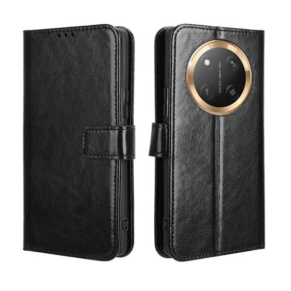 Crazy Horse Pattern Leather Protective Case For Honor Magic 7 Lite