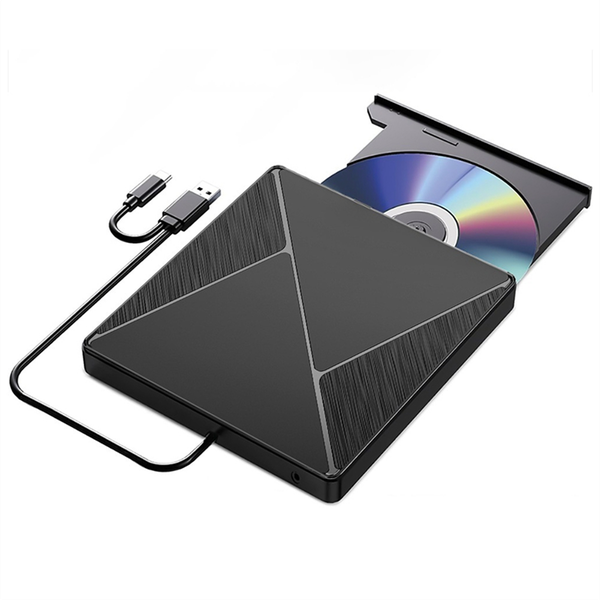 Portable Dual Interface Type-C USB CD DVD Burner for Laptop PC