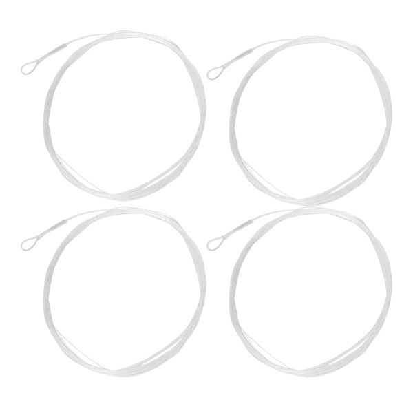 Strong Nylon Fishing Leader Line, 9FT 6X, 4-Pack Tackle