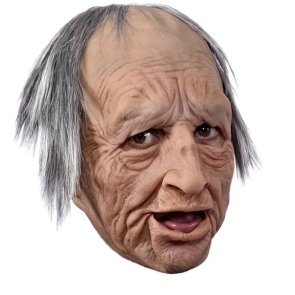 Creepy Grandpa Latex Mask