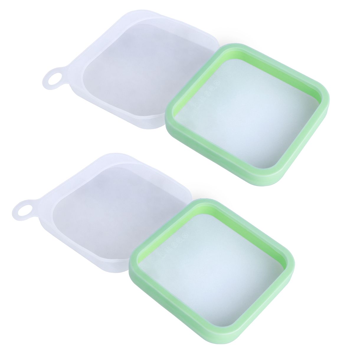 Silicone Sandwich Case Lunch Box-2 Pieces 