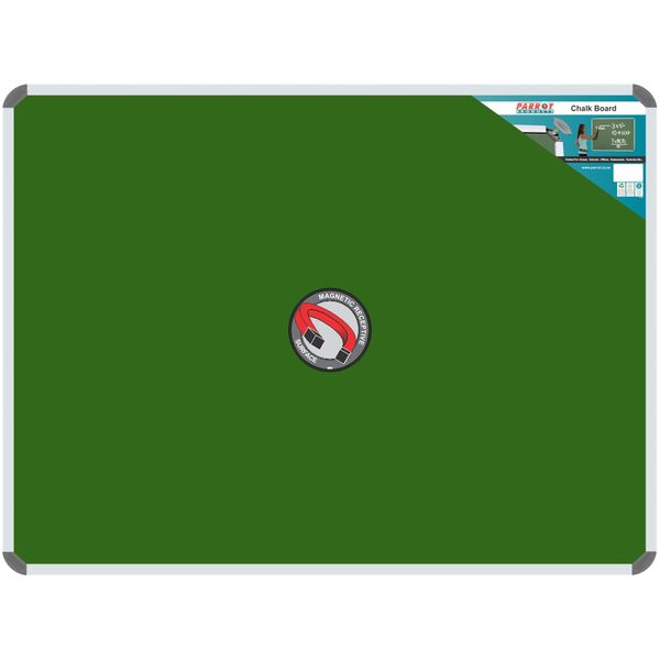 Parrot Products Premium Chalk Board Aluminium Frame - Magnetic (150 x 90cm)