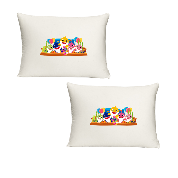 BG - Baby Shark + Pink Fong Twin Standard Pillow Cases