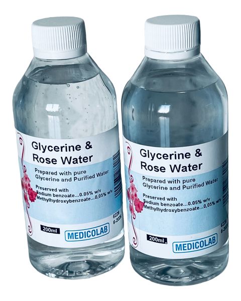 Glycerine and Rose Water 200ml { Pack of 2}