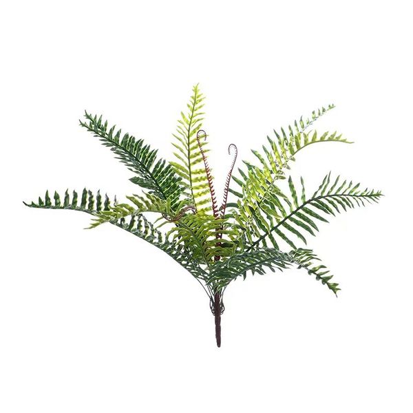 1Piece 62cm PE Material 12-Leaf Artificial Plant Greenery Boston Ferns