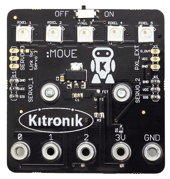 Kitronik (5623) Development Board, Servo:Lite Board for micro:bit