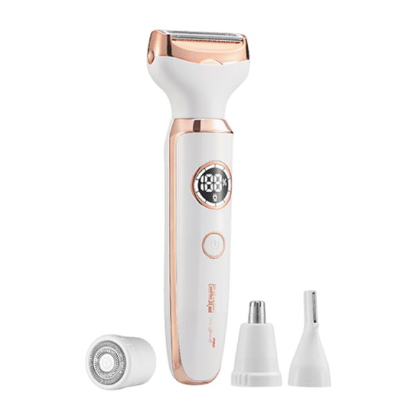 4-in-1 Electric Shaver Razor Lady Shaver Hair Remove for Women Face Body