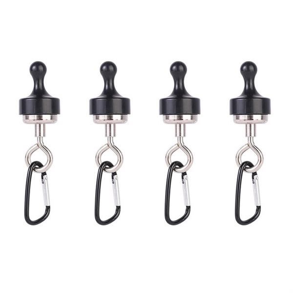 Camping Tent Magnets,Canopy Magnetic Hooks with Stainless Carabiner