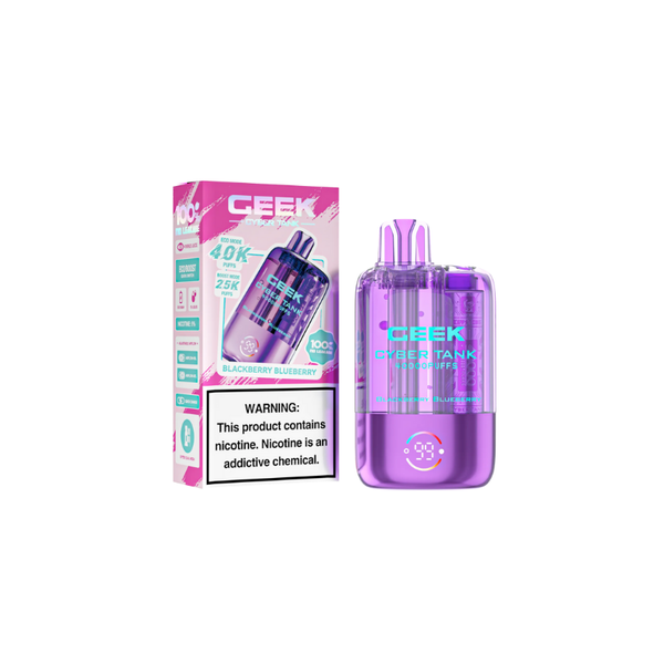 Keystone Geek Cyber Tank 40K 50mg Blackberry Blueberry