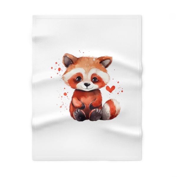 Red Panda Baby Blanket 70x100cm