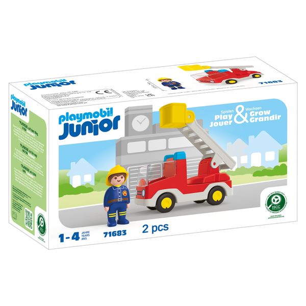 Playmobil Junior - Ladder Unit Fire Truck (2 Pieces)