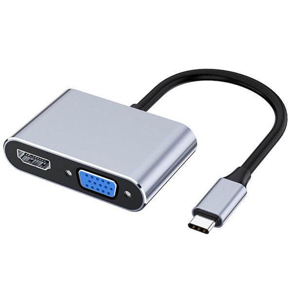 Type-C to Hdmi/Vga/Usb/Pd Adaptor - 5cm