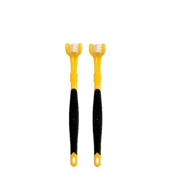 Pet Toothbrush Set Three-Head Toothbrush