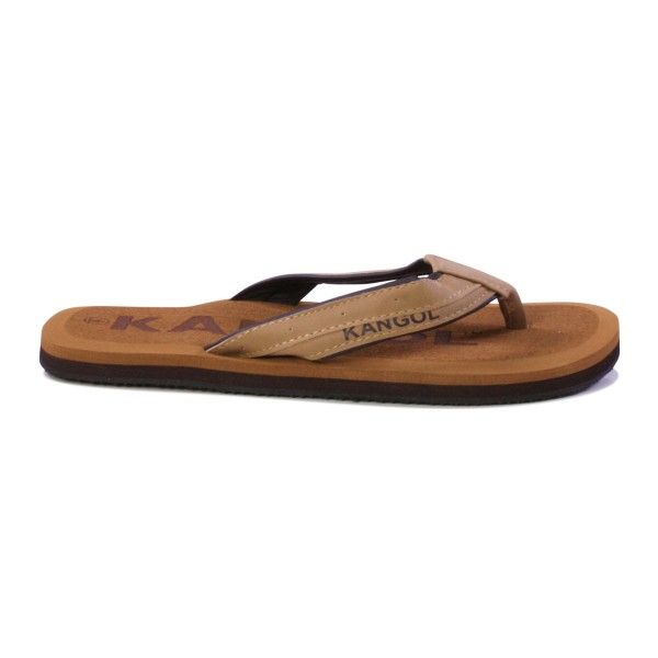 Kangol Men Tan Thong Sandal