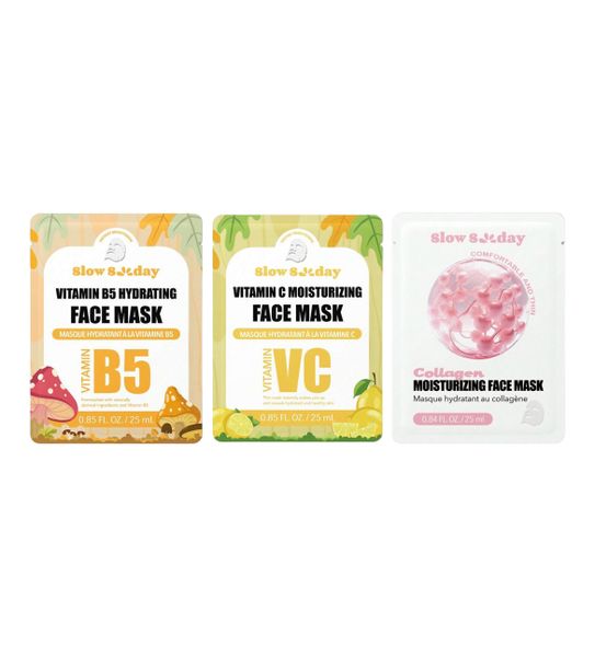 Slow Sunday Ultimate Facial Mask Skin Care set - 3 Face Masks