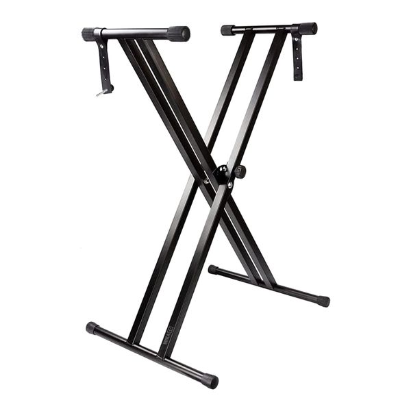 MIkaco Double-Braced X-Style Electronic Tube Keyboard Stand