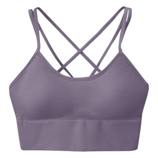 Ultra Comfortable Full Coverage Padded Sports Bra - Purple
